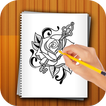 ”Learn to Draw Flower tattoo