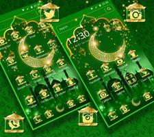 Chủ đề Ramadan Green Moon Star ảnh chụp màn hình 2