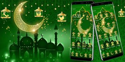 Chủ đề Ramadan Green Moon Star ảnh chụp màn hình 3