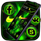 Green Neon Sports Light Theme icône