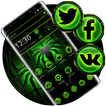 Green Neon Spider Theme