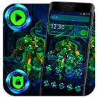 Green Neon Blue Theme 圖標