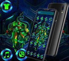 Green Neon Blue Theme 截圖 2