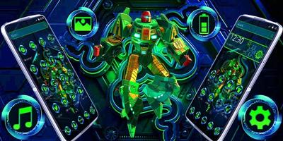 Green Neon Blue Theme 截圖 3