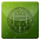 Green android L Analog Clock APK