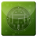 Green android L Analog Clock-APK