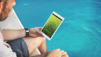 Green android L Analog Clock screenshot 3
