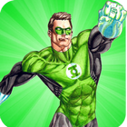 Green Ring super hero Crime icône