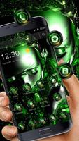 Green Future Technology Robot Theme poster