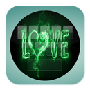 Green Flame Keyboard Emoji aplikacja