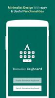 Romanian Keyboard Affiche