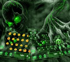 Vert zombie clavier theme Green Zombie capture d'écran 1