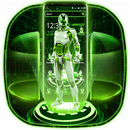 Green Robot Technology Theme APK