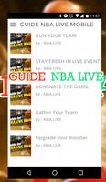 Guide Stars NBA Live Mobile capture d'écran 1