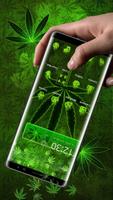 Green Weed Gravity Theme Poster