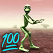 ”Green alien dance