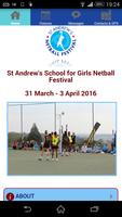 St Andrews Netball Fest 2016 poster