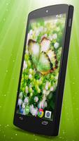 Green Butterfly Live Wallpaper اسکرین شاٹ 2