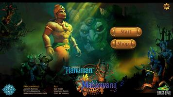 Poster Hanuman Vs Mahiravana