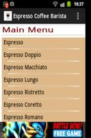 Espresso Coffee Recipes Affiche