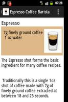 Espresso Coffee Recipes capture d'écran 1