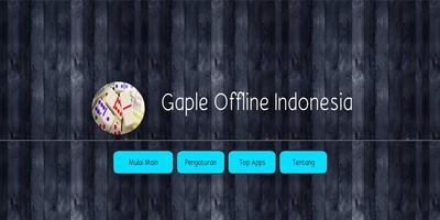 Gaple Offline Indonesia plakat