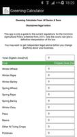 Greening Calculator screenshot 2