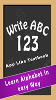 Write ABC 123-poster