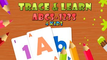 Trace & Learn ABC-123 4 kids Affiche
