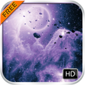 Asteroids live wallpaper