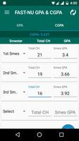 FAST NU GPA & CGPA Calculator capture d'écran 2