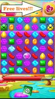 Candy Xmod Crush bonus Life plakat