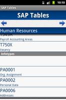 SAP Tables capture d'écran 1