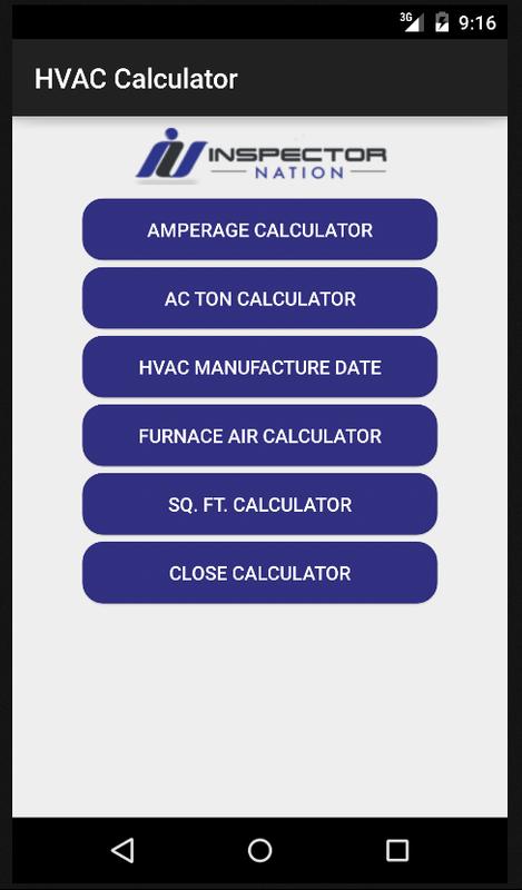 Inspection HVAC Calculator APK Download - Free Tools APP ...