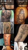 Shiv Tattoo Design Plakat