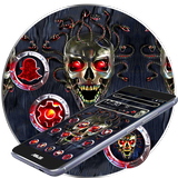 Black Red Skull Theme আইকন