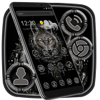 Grey Wild Wolf Theme icon