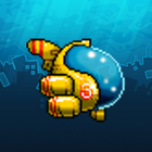 Aquamarine submarine icône