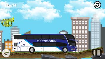 Bus Greyhound Affiche