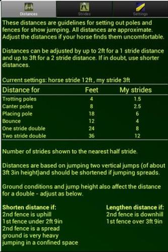 Show Jump Distances For Horses For Android Apk Download