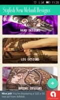 Stylish New Mehndi Designs Affiche