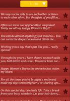 Women Day Texts 2016 capture d'écran 1