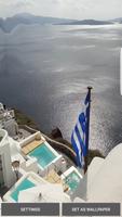 Greek Flag Live Wallpapers captura de pantalla 1