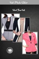 Women Jacket Suit Photo Maker Affiche