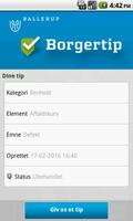 Ballerup Kommune - BorgerTip الملصق
