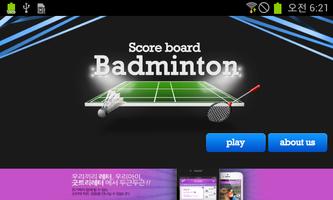 ScoreBoard - Badminton poster