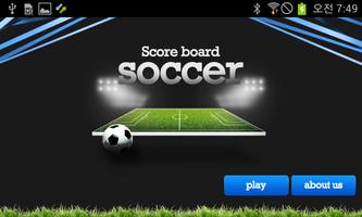 Scoreboard - Soccer poster