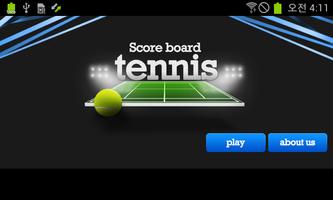 Scoreboard - Tennis পোস্টার