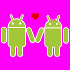 Droid Couple Background ikon