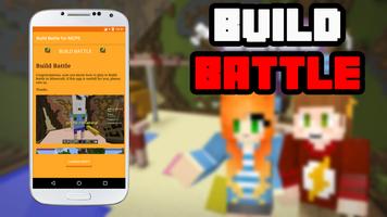 Build Battle Server for MCPE Affiche